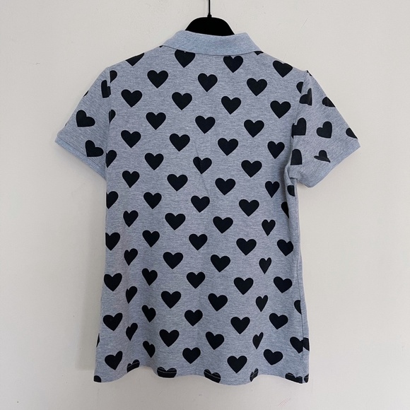 BURBERRY BRIT Heart Print Polo SzM=US8 - Picture 8 of 10